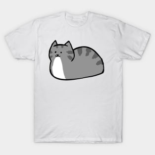 Grey Cat Loaf T-Shirt